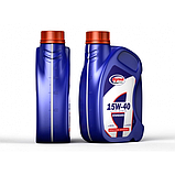 Мінеральна всесезонна моторна олива 15W-40 SF/CC Агрінол 1 л, універсальна олива Agrinol для автомобіля, фото 2