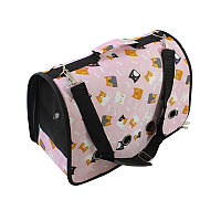 Lb Удобная сумка-переноска транспортировка для котов и собак Taotaopets 246610 L Pink Kats