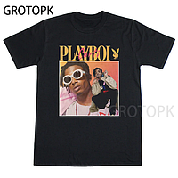 Футболка Playboi Carti свободный стиль от FUTBOLKA.TOP | UNISEX |Playboi Carti T-Shirt Relaxed Style