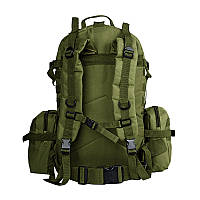 Go Рюкзак тактичний +3 підсумки AOKALI Outdoor B08 75L Green