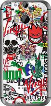 Чохол на HTC One M8 dual sim Many different logos "4022u-55-851"