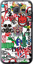 Чохол на Samsung Galaxy J2 J200H Many different logos "4022u-190-851"