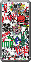 Чохол на ZTE A510 Many different logos "4022u-432-851"