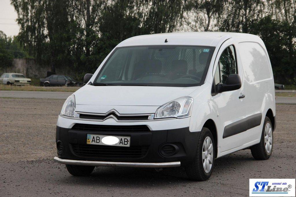 Передняя защита ST008 (нерж.) 51 мм для Citroen Berlingo 2008-2018 гг DG - фото 3 - id-p2127848037