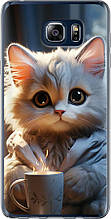 Чохол на Samsung Galaxy Note 5 N920C Білий кіт "5646u-127-851"