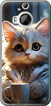 Чохол на HTC One M9 Plus Білий кіт "5646u-134-851"