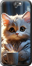 Чохол на HTC One A9 Білий кіт "5646u-156-851"