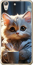 Чохол на Huawei Y6 II Білий кіт "5646u-338-851"
