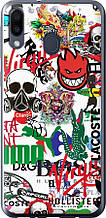 Чохол на Samsung Galaxy M20 Many different logos "4022u-1660-851"