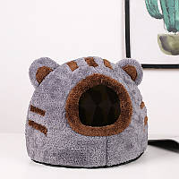 Go Будиночок лежанка для котів Taotaopets 569902 Bear house Gray 43*41*37 см