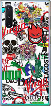 Чохол на Samsung Galaxy Note 10 Many different logos "4022u-1718-851"