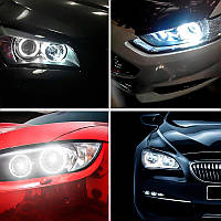 Go Автомобильная светодиодная лампа для фар противотуманная DXZ BMW angel eyes 40W H8 BMW E91 E92 E93 LED