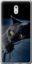 Чохол на Nokia 3 Димчастий кіт "825u-818-851"