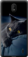 Чохол на Nokia 1 Plus Димчастий кіт "825u-1677-851"