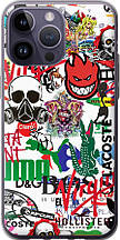 Чохол на iPhone 14 Pro Max Many different logos "4022u-2667-851"