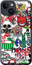 Чохол на iPhone 14 Many different logos "4022u-2648-851"