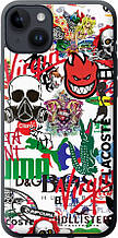 Чохол на iPhone 14 Plus Many different logos "4022u-2645-851"