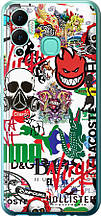 Чохол на Infinix Hot 12 Play Many different logos "4022u-2759-851"