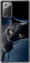 Чохол на Samsung Galaxy Note 20 Димчастий кіт "825u-2036-851"