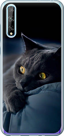 Чохол на Huawei P Smart S Димчастий кіт "825u-1813-851", фото 1