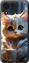 Чохол на Samsung Galaxy A03 Core A032F Білий кіт "5646u-2539-851"