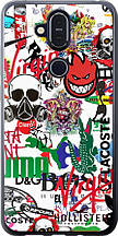 Чохол на Nokia 8.1 Many different logos "4022u-1620-851"