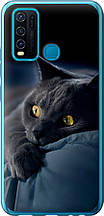 Чохол на Vivo Y30 Димчастий кіт "825u-2154-851"