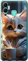 Чохол на Infinix Hot 12 Play Білий кіт "5646u-2759-851"