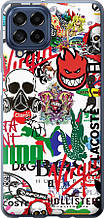 Чохол на Samsung Galaxy M53 M536B Many different logos "4022u-2608-851"