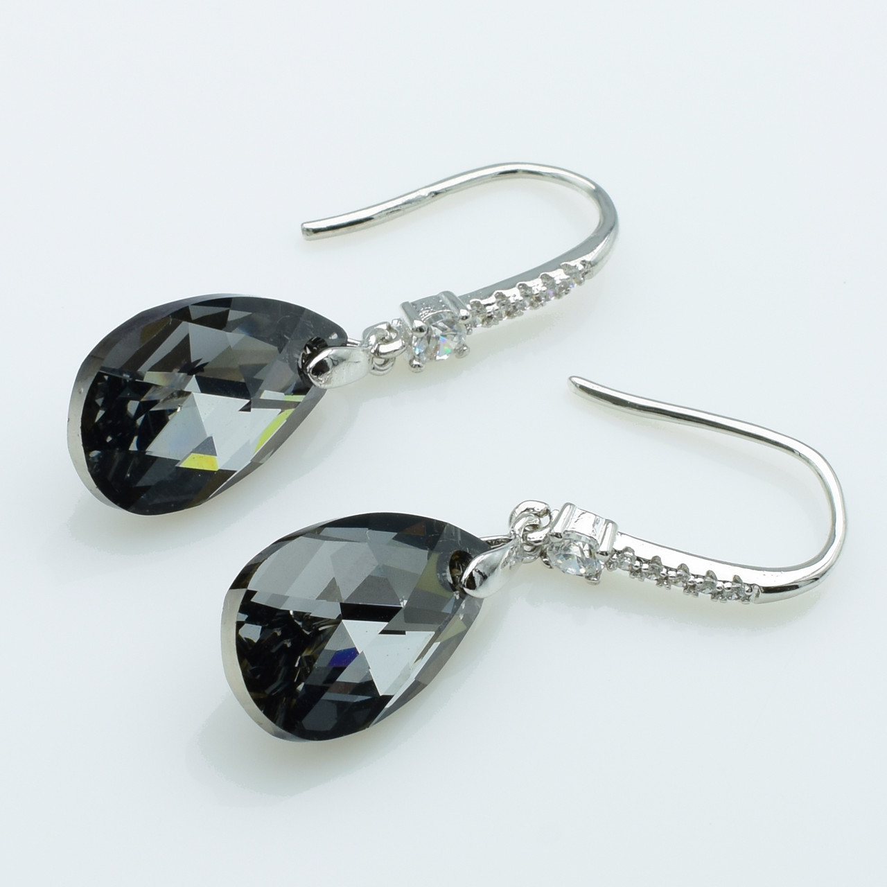XUPING Сережки Родій Камені Swarovski  Висота 3.4см, Ширина 1см