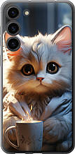 Чохол на Samsung Galaxy S23 Plus Білий кіт "5646u-2905-851"