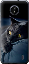 Чохол на Nokia C20 Димчастий кіт "825u-2510-851"
