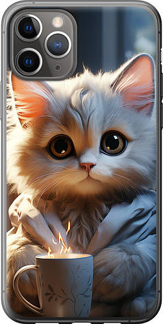 Чохол на iPhone 11 Pro Білий кіт "5646u-1788-851", фото 1