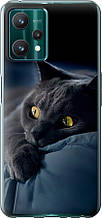 Чохол на Realme 9 Pro Димчастий кіт "825u-2595-851"