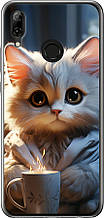 Чохол на Huawei Nova 3 Білий кіт "5646u-1535-851"