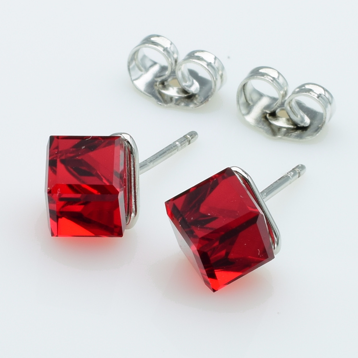XUPING Сережки Родій Камені Swarovski Висота 0.8см, Ширина 0.9см