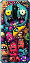 Чохол на Oppo Reno Ace Смішні монстри "5549u-1964-851"