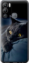 Чохол на Infinix Hot 12i Димчастий кіт "825u-2863-851"