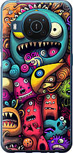Чохол на Nokia X20 Смішні монстри "5549u-2532-851"