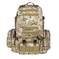 Go Рюкзак тактичний +3 підсумки AOKALI Outdoor B08 75L Camouflage CP