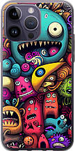 Чохол на iPhone 14 Pro Max Смішні монстри "5549u-2667-851"