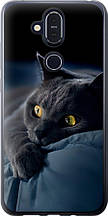 Чохол на Nokia 8.1 Димчастий кіт "825u-1620-851"