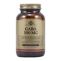 Аминокомплекс Solgar GABA 500 mg 100 Veg Caps KM, код: 7519116