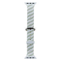 Ремешок Colour Bar для Apple Watch 38 40mm Бело-Мятный SP, код: 6984436