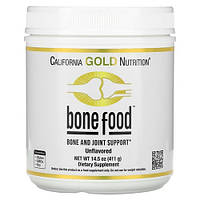 California Gold Nutrition Bone Food 411 g, Без смаку MS