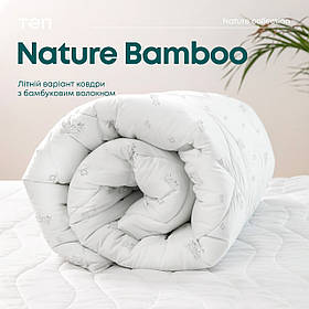 Ковдра літня Бамбукове волокно з еластичною мембраною Євро розмір 200х210 см
