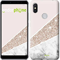 Силиконовый чехол Endorphone на Xiaomi Redmi S2 Пастельный мрамор (4342u-1494-26985) AG, код: 1722067