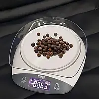Весы кухонные DSP KD-7003 цифровые со съемной чашей до 3кг Белые
