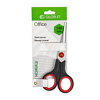 Канцелярські ножиці №5 Scissors "C" 89466, 14 см Чорний