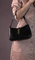 Женская сумка Yves Saint Laurent hobo black, женская сумка, брендовая сумка Ив Сен Лоран хобо, черного цвета